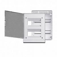Распределительный шкаф Basic E 24 мод., IP40, встраиваемый, пластик, прозрачная серая дверь |  код. BEF402224 |  ABB
